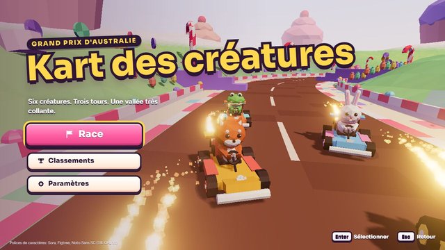 Kart des créatures