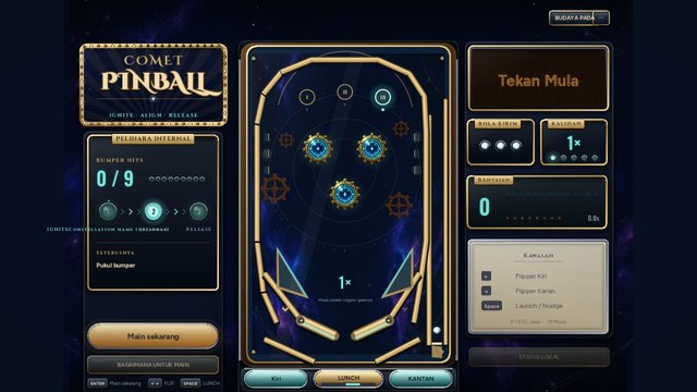 Pinball komet