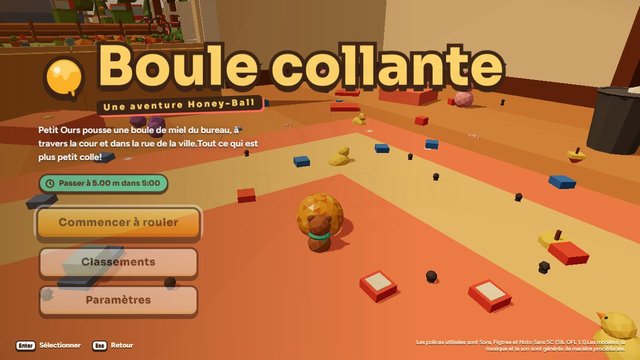 Boule collante